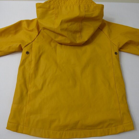 ZARA Toddler Yellow Lined Rain Jacket, Size 2-3 Years - Picture 2 of 5